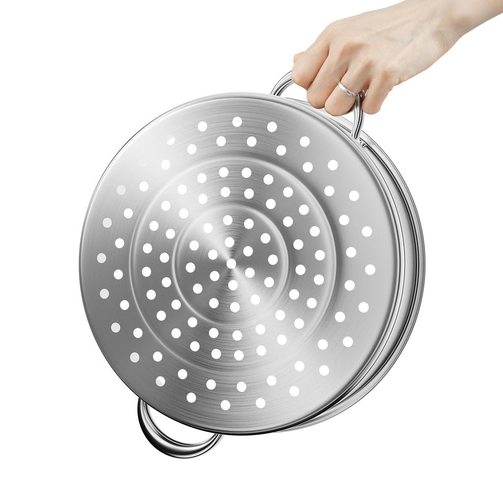 5-layer Stainless Steel Steamer 28cm Kitchen Cookware Grid Steamer