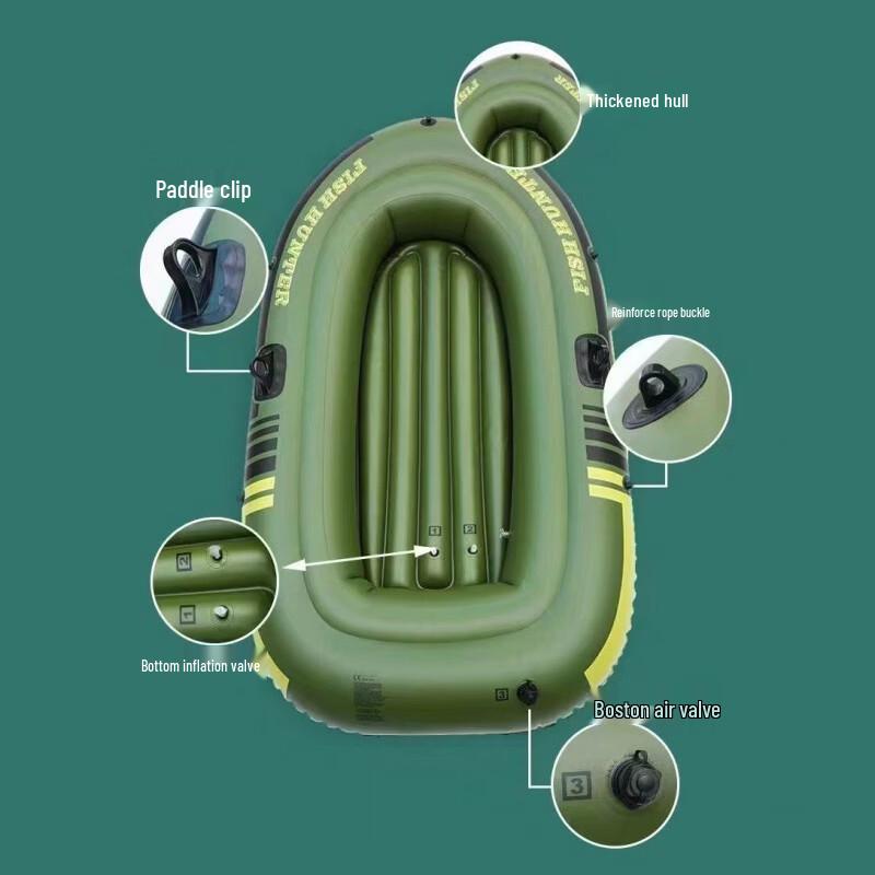 Pu Lian Heavy-Duty Inflatable Fishing & Utility Boat