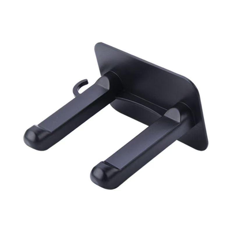 Punch-Free Wall-Mounted Hair Dryer Holder: Bathroom Storage Rack