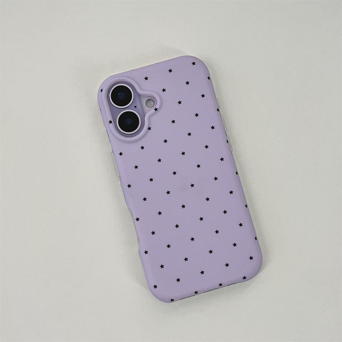 

Cartoon Star Little Bear Stand Anti-Fall Phone Case for iPhone 14/13 and Apple 17/16/15 PROMAX iPhone 15