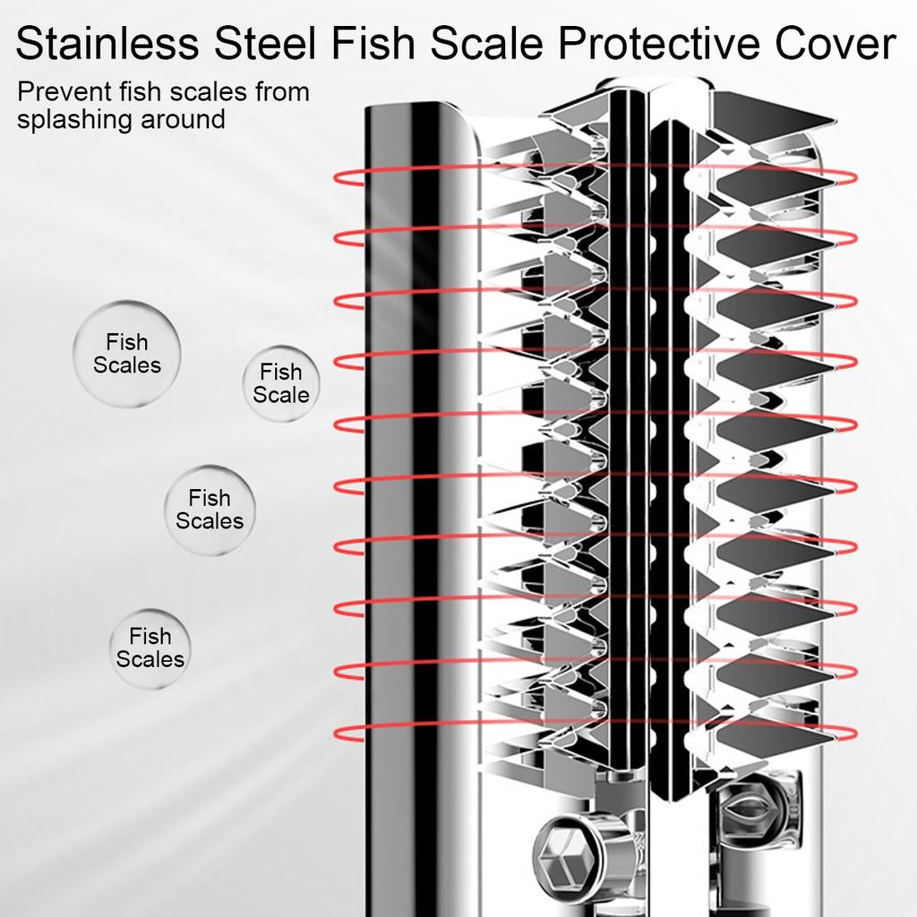 120W Scalers Waterproof Scraper Clean Easy Scale for Fish Stripper Remover Cleaner Tool Electric Fish Scaling Machine
