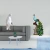 Penguin Peacock Sculpture Figurine Collectable Craft Decorative Ornament Resin Animal Statue