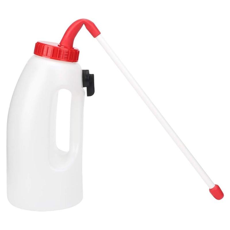 Large Capacity Calfs Nursing Bottle Food Grades Easyly Carry Livestock Feeders for Calfs Nutritions