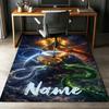 Custom Name Dragon Printed Carpet,Rug for Office Chair Living Room Bedroom Kitchen Room Decor Gifts.