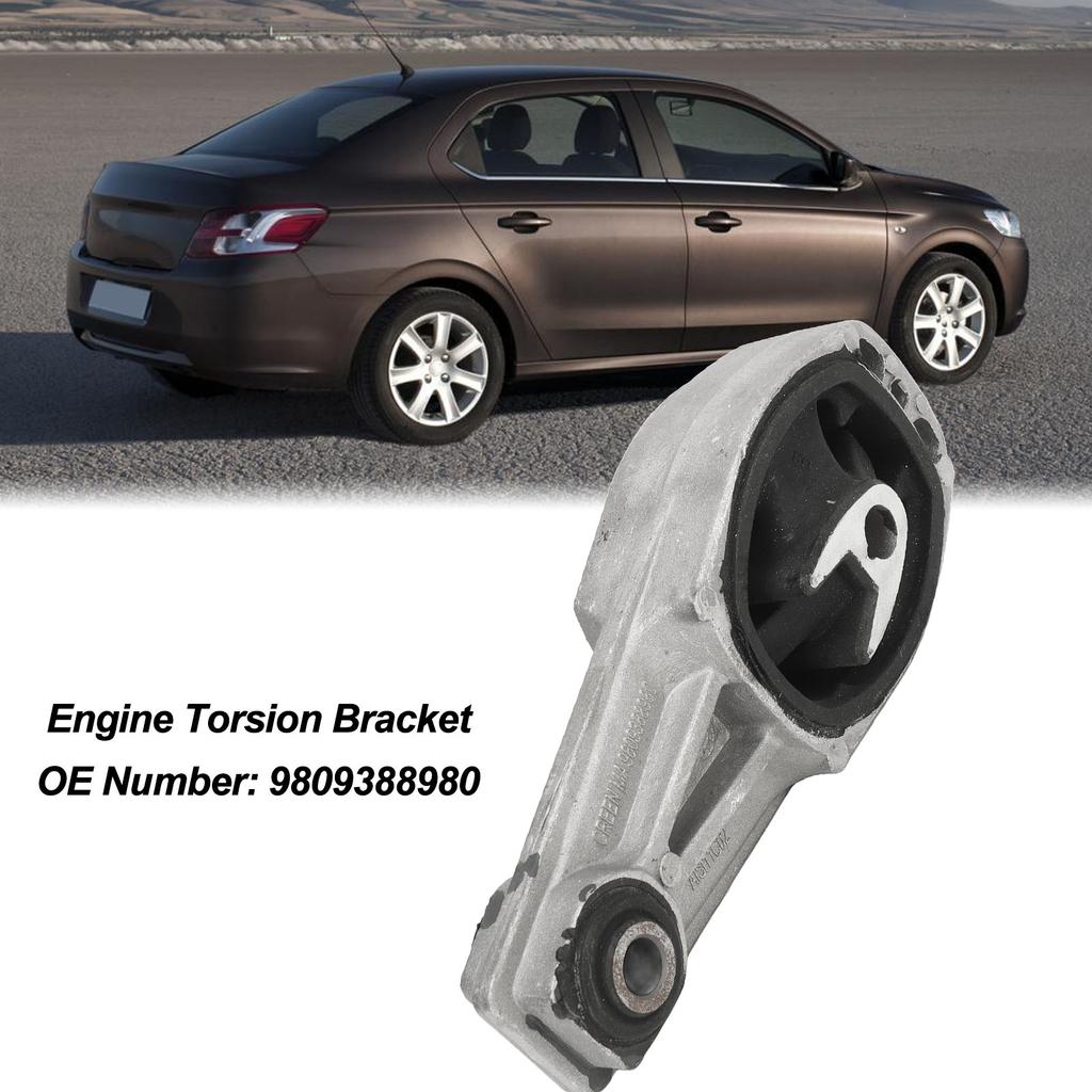 A Type Bracket 9809388980 Improved Stability Engine Mounting Torsion Bracket Replacement for Citroen C3‑XR Elysee C4