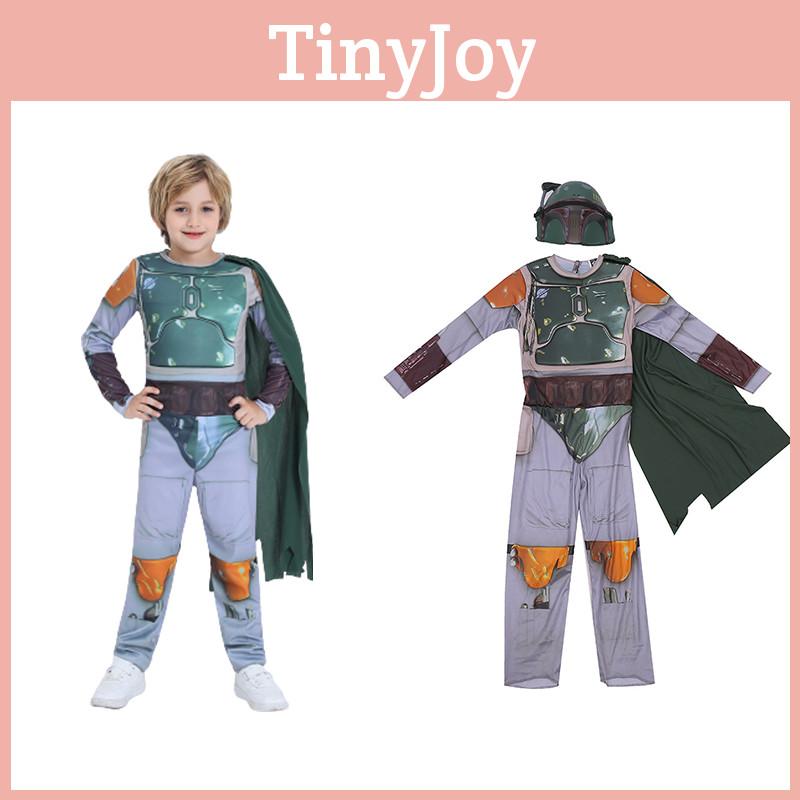 Costum Cosplay Star Wars Boba Fett Mască Pentru Copii Petrecere Halloween