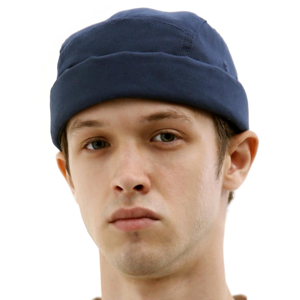 UNDERCONTROL Brimless Trawler Leon Harbor Camp Roll Cuff Miki Cap Unisex Sailor Skull Outdoor Hat Fisherman Tactical Buckle Visorless Docker Beanie