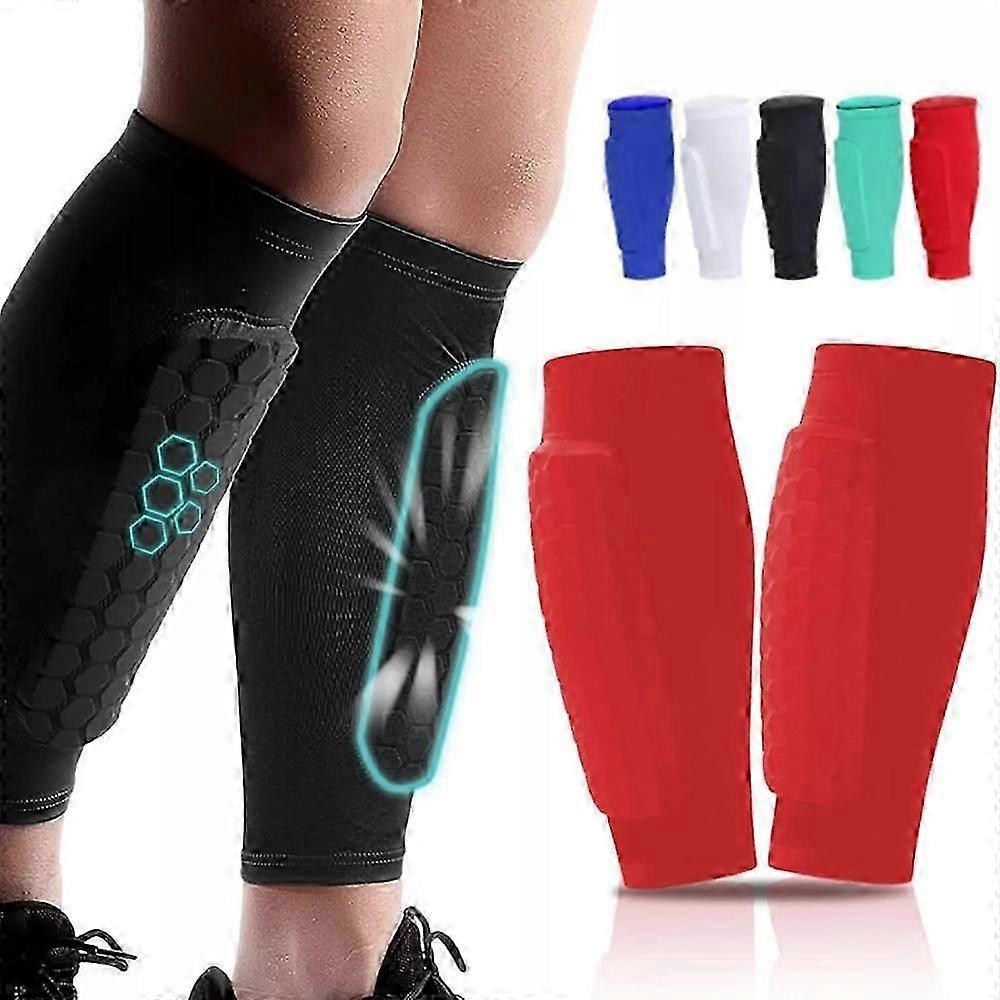 Shin Defender KidsShindefender Compression Sleeve with Honeycomb Pads
