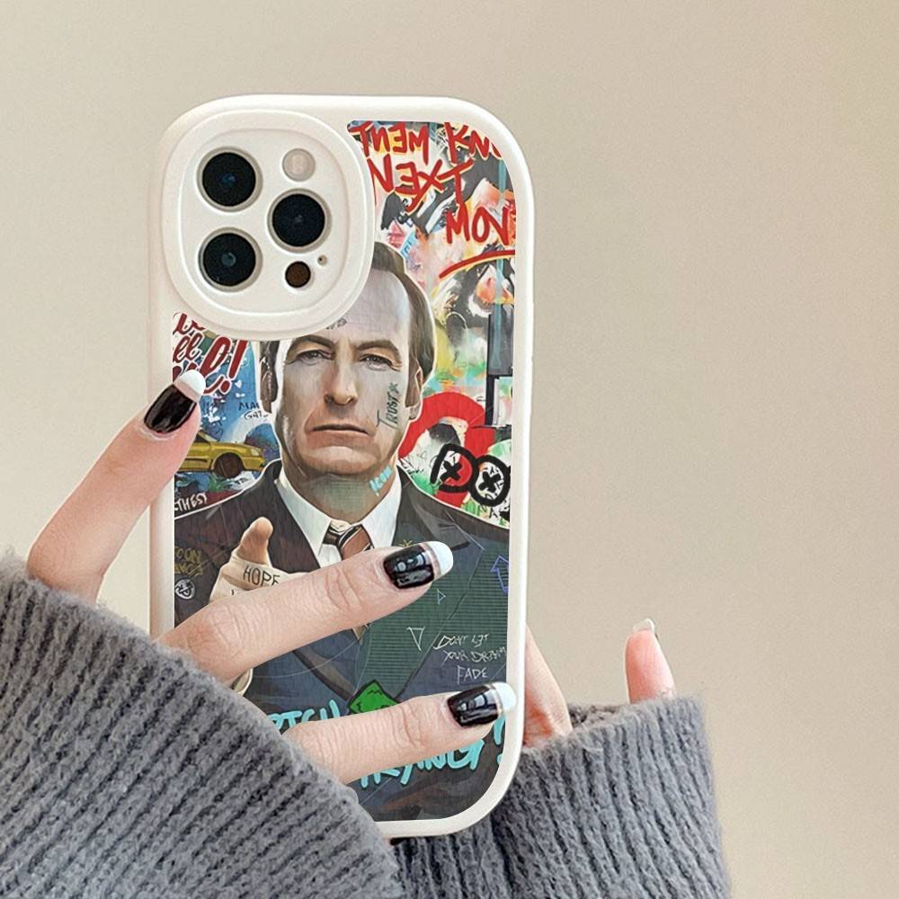 B-Better Call Saul Phone Case For IPhone 16 15 14 11 12 13 Pro Max Plus Back Leather Shell