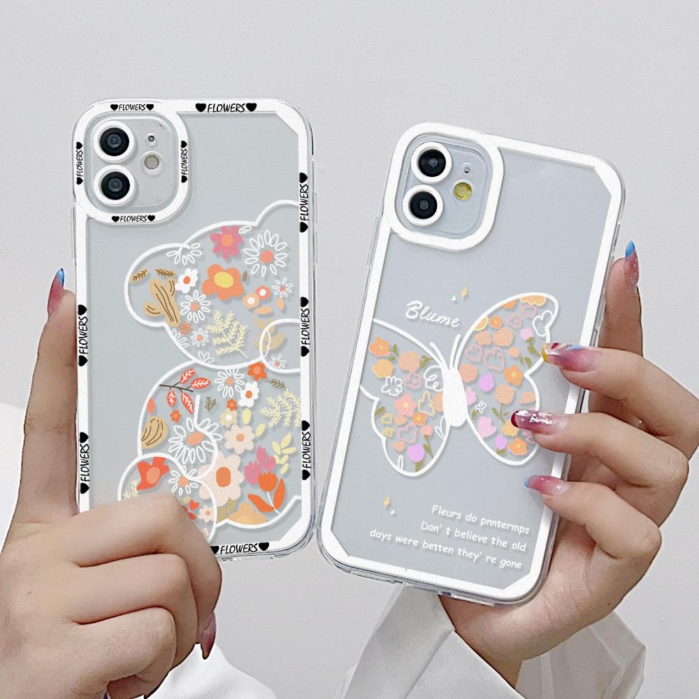 Husa de telefon cu transparenta ridicata pentru iPhone 11 13 XR 15 14 Pro Max iPhone 12 16 7 8 Plus XS Max Samsung A15 A55 A05 Redmi 12 13C 13 9
