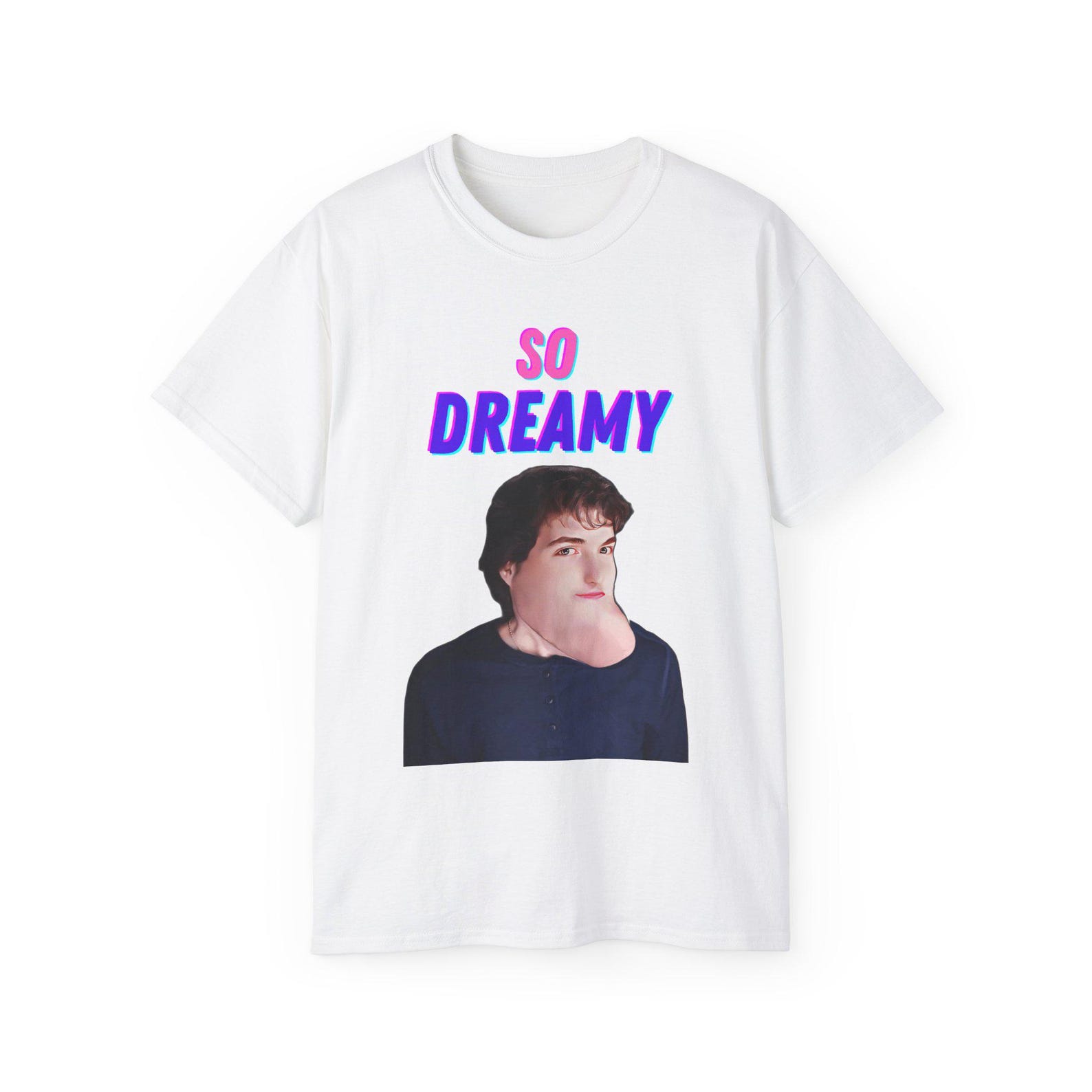 Dream Minecraft Youtuber Meme - So Dreamy Text Lettering - Ironic Viral Funny Gag Prank Gift Unisex Ultra Cotton Tee M