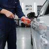 Car Body Imperfection Repair Pull Ribbed Grip Spring Damped Long Shaft Panel Puller