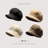 Autumn and Winter Suede Plush Thickened Beret, Enlarged Head Circumference, Small Face, Warm Fisherman Woman