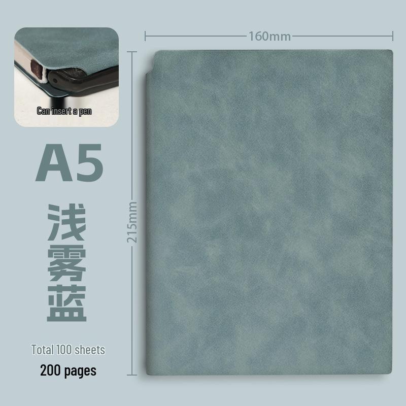Stylish A5 Pen Holder Notebook – Customizable Business Meeting Notepad with Logo Printing Capability