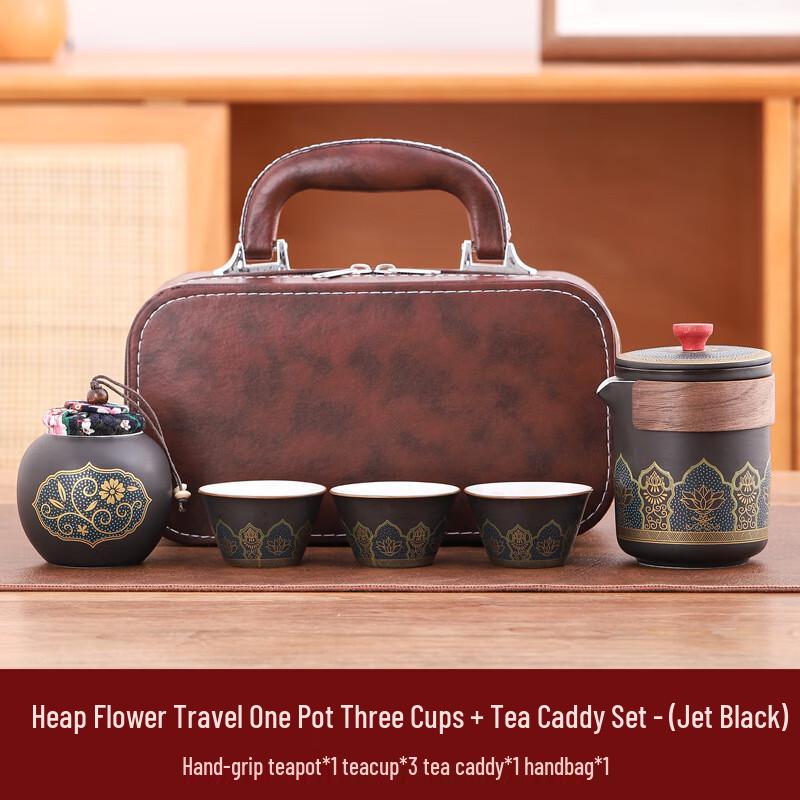 Jun Shiqiqi ZZ Portable Ceramic Quick Tea Set