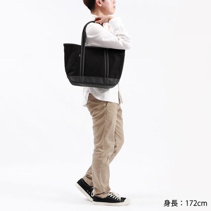 [Porter] Boyfriend Tote Bag M 739-18514 White x Black (17)