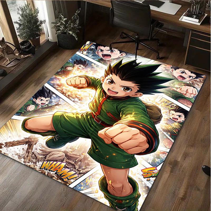 Hunter X Hunter: Bonds Unite Home Carpet Office Decorative Carpet For Living Room Bedroom Door Mat Floor Rug Computer Chair Area Rug