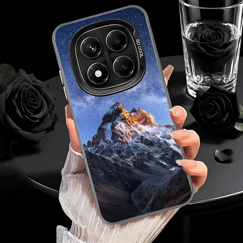 Mountain Peaks Landscape Soft Phone Case for Xiaomi Redmi Note 13 14 15 Pro Plus 12S 12 11S 11 11T 10S 10 Shockproof Cover Back