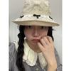 Handmade Bucket Hat Elegant Decorated Cloches Style for Women Party Simple Hat Cloche Lady Bucket Hat