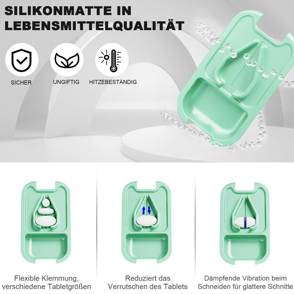 Pill Cutter Invisible Storage Box Portable 2 In 1 Mini Medicine Tablet Medicine Small Small Medicine Box Health Pills Case