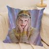 Singer A-Aurora Cushion Cover Soft Plush Double-Sided Printed Sofa Pillow Cushion Cover | Cozy All-Season Durable Decor Gift