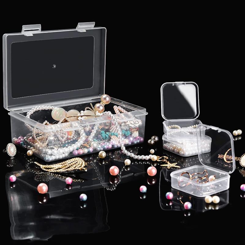 Transparent Beads Organizer Box 12/14/15/30 Grid Plastic for DIY