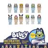 Hot Series Bluey Box Cute Cartoon Anime Figure Model Doll Ornament Ideal Kid Birthday Christmas Gifts