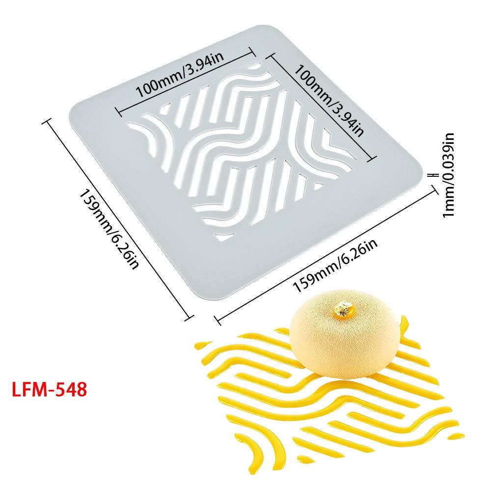 Non Stick Bakery Printing Mold Manual Unmolding Bakery Dish Printing Mold Cake Decorating Mold