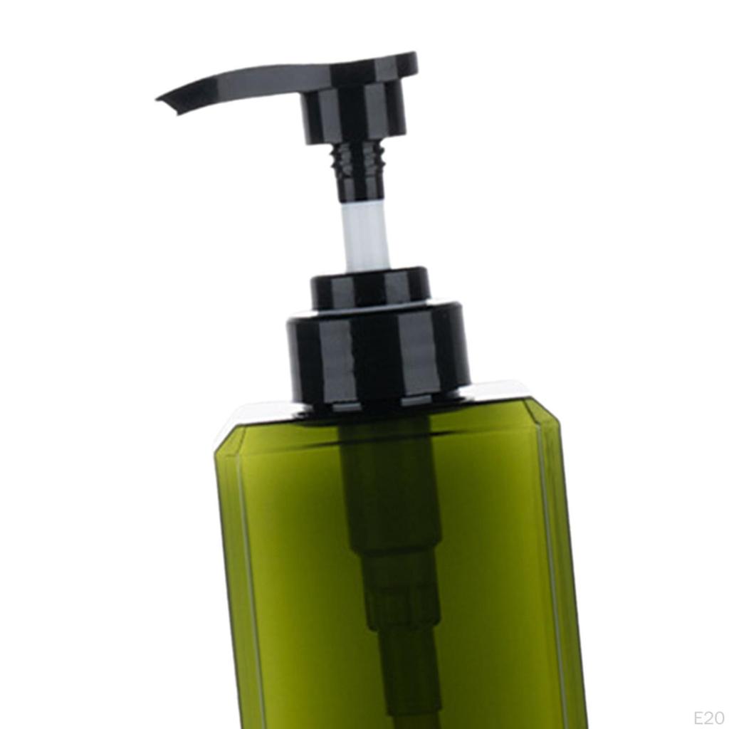 1 Piece Soap Dispenser Bottle Manual Liquid Lotion Reusable Hand Wash Container for Hotel Countertop
