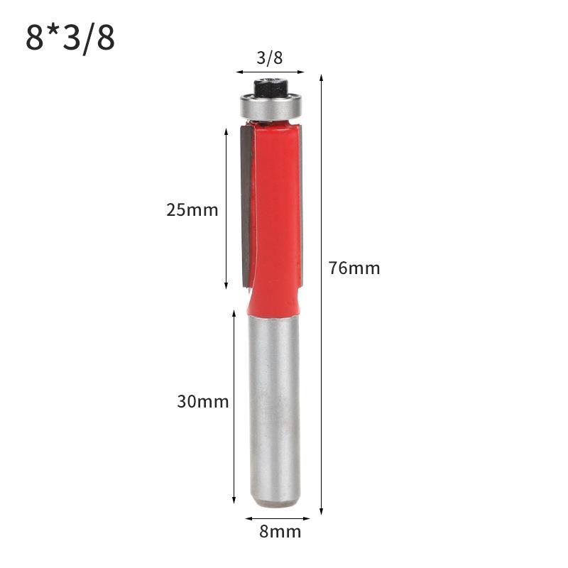 8mm Woodworking Trimmer Set: Double-Edged, Round Bottom, V-Shaped, Slotted, and Keyhole Engraving Knives