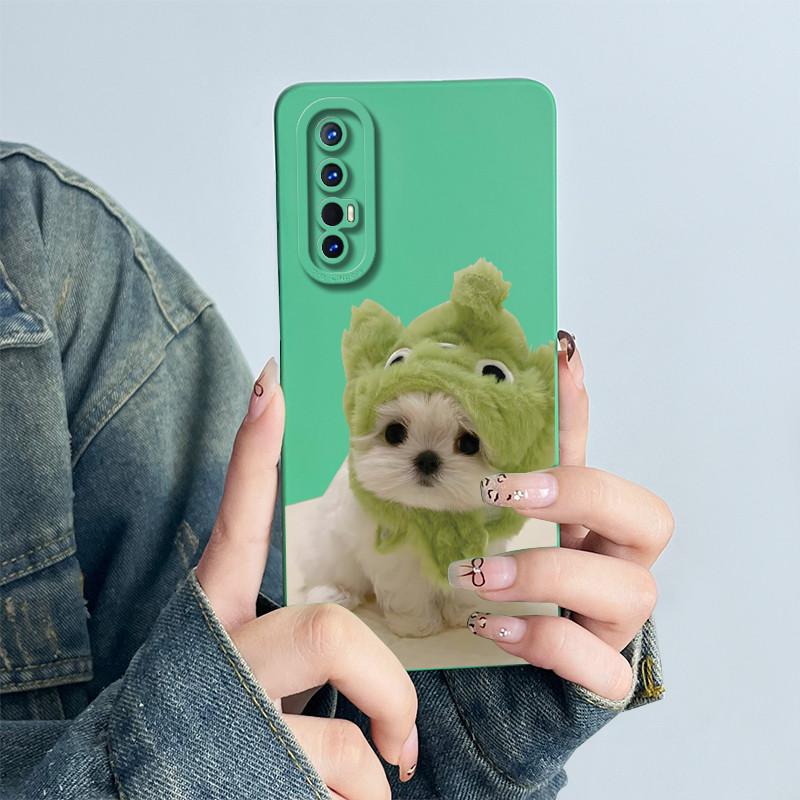 For OPPO Find X2 Neo / Reno3 Pro 5G Phone Case Cover CPH2009 Silicone Sweet Painted Cartoon Funda Lovely Printed Coque Casing
