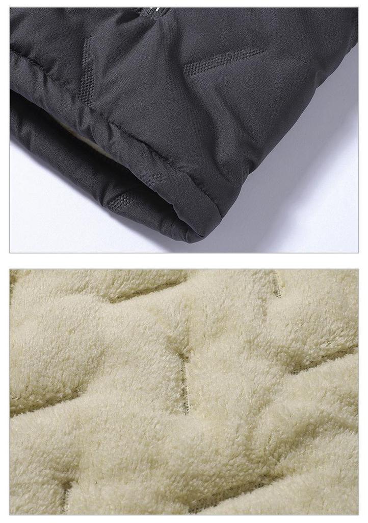 Men's Lambswool Hooded Vest - Thickened, Plus Size, Casual Warm Gilet for Autumn/Winter