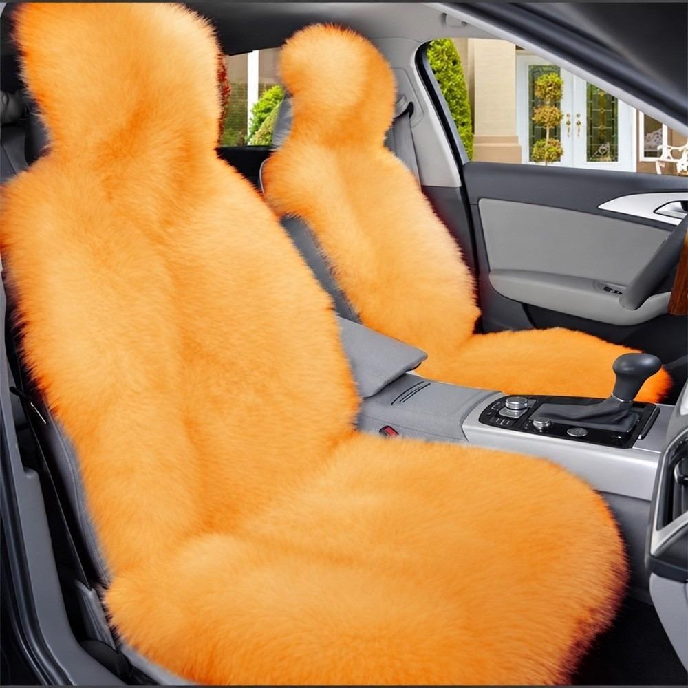 Soft Faux Fur Car Seat Cover Thickened Seat Protective Cushion Car Seat Cushion Car Front Seat