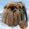 Men Winter Warm Hooded Soft for Windproof Soft Coat  Jacket