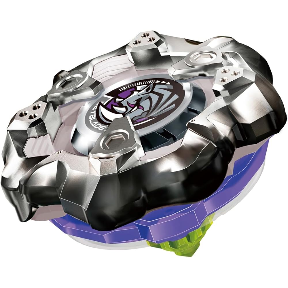 Beyblade X BX-19 Booster Rhinoceros Horn 3-80S Metal Toy Battle Spinner