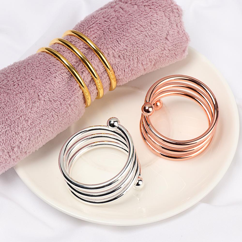 Supplies Christmas Ornament Party Supplies Towel Holder Napkin Buckle Table Decoration Napkin Rings
