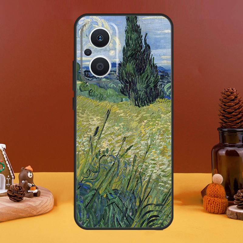 Paintings Starry Night Gogh Case For OPPO Reno 8T 4Z 5Z 10 Pro 11 F 4 5 6 7 8 Lite OPPO Find X5 X6 Pro X2 X3 Lite Cover