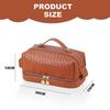 Large Capacity Cosmetic Makeup Bags for Women Girls PU Leather Waterproof Travel Cosmetic Bags