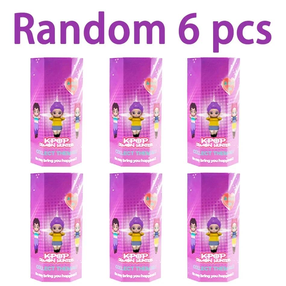 @@ NEW Anime Kpop Demon Hunters Figure Model Blind Box Toy - Cartoon Gaming Desk Decor Collection Peripherals Kids Gift