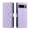 For Google Pixel 6a,Pixel 7,Pixel 7 Pro,Pixel 7a,Pixel 8,Pixel 8 Pro...PU Leather Diamond Checkered Pattern Wallet Handbag Case Cover