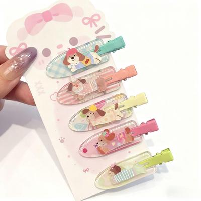 Fermaglio per capelli senza cuciture dolce e carino in stile coreano - Fermaglio laterale estivo da donna per frangia