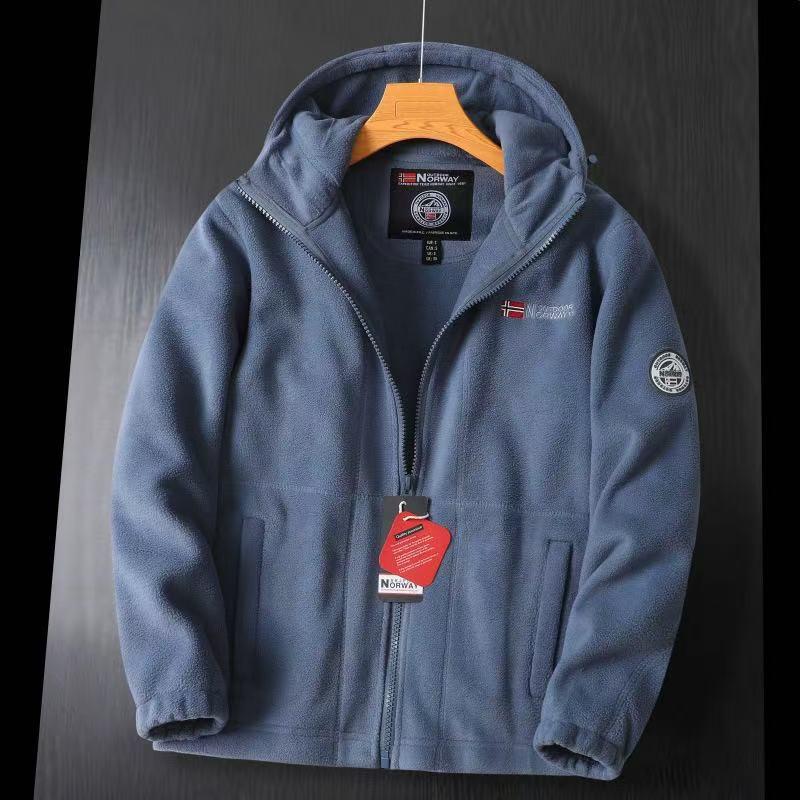 Norwegian Export! Plus-Size Cold-Proof Outdoor Fleece Jacket for Autumn and Winter