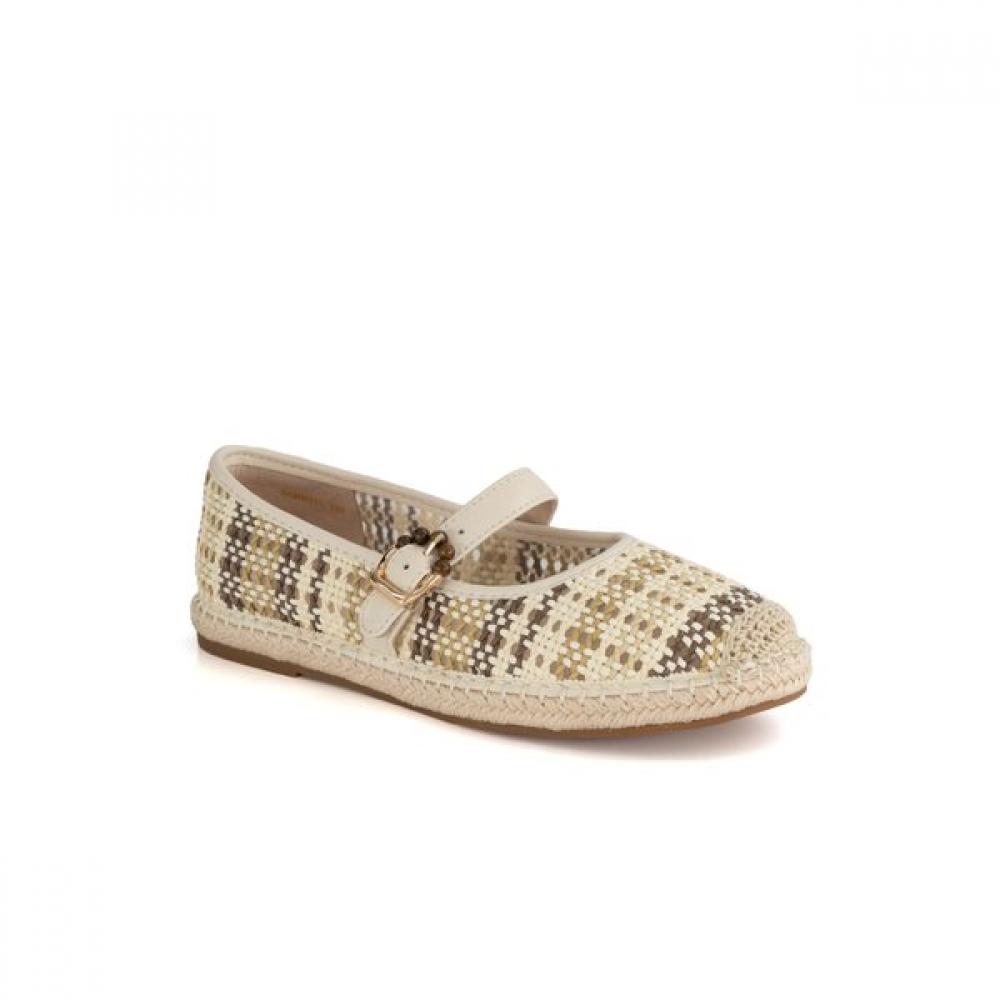 Vainer Women Mesh Summer Mary Jane Comfort Shoes Ivory Samm035ic 230