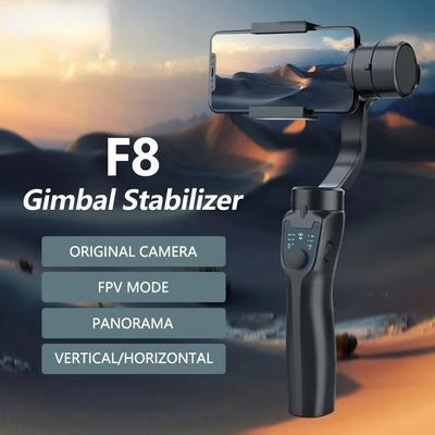 F8 Handheld 3-Axis Gimbal Phone Holder Anti-Shake Video Recording Smart Face Follow-up Stand Stabilizer for Xiaomi iPhone Smartphones