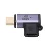 Magnetický adaptér USB-C na USB-C L-tvar 40 Gb/s 100W nabíjení 8K 120 Hz 7680x4320 USB-C samice na