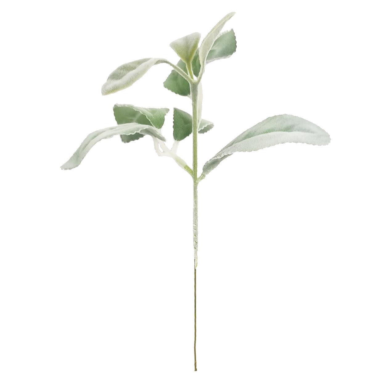 

Искусственные овечьи ушки стебли 5 шт. флокированная искусственная зелень сплошной спрей искусственные листья кроличьи ушки для дома свадьба DIY ремесло