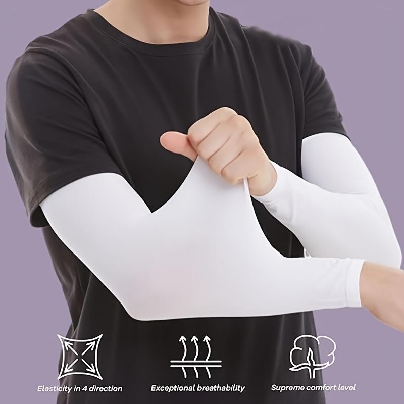 3 Pairs Cooling Arm Sleeves | Breathable Elastic Quick-Dry Fabric, Ideal for Summer for Sports And Cycling