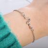 Women Fashion Elegant Simple Style Jewelry Knot Adjustable Open Bracelet Bangle AVE