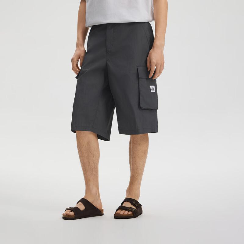 Lee Men's Summer Lightweight UV Protection Patch Logo Shorts