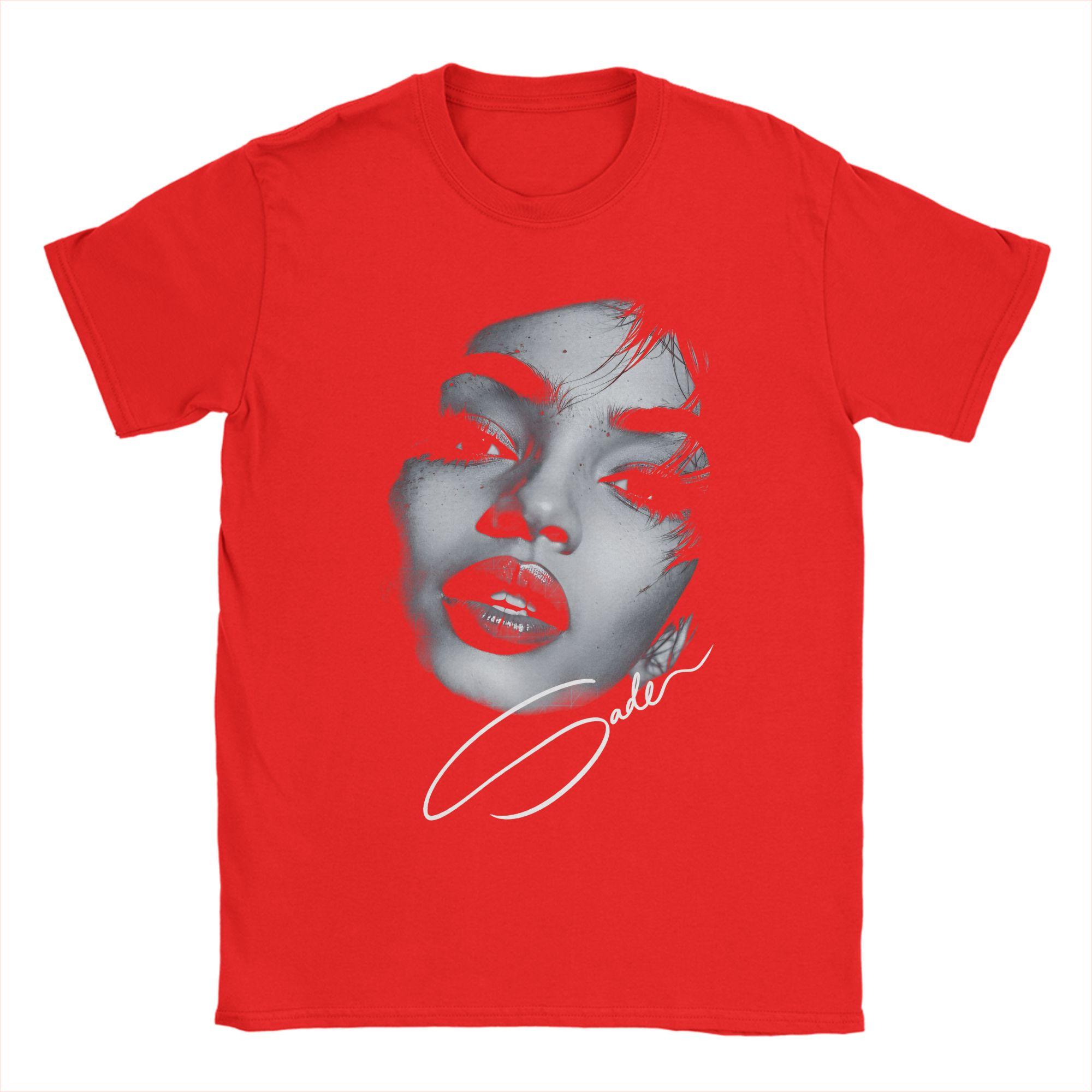 

SSade Adu Singer Mens T Shirt Humor Tee Shirt Short Sleeve Crewneck TShirts Cotton Adult Tops S
